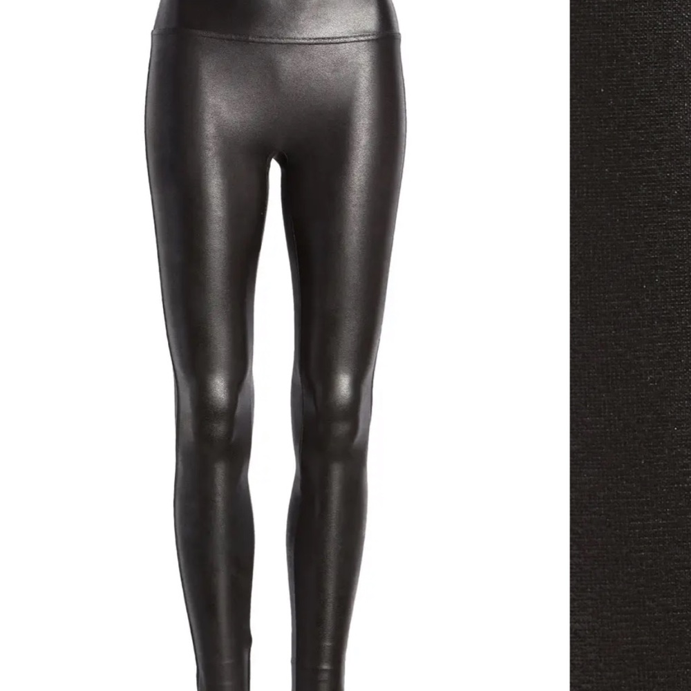 Spanx Faux Leather Leggings New